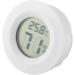 ViaGasaFamido Mini Hygrometer Thermometer Mini Digital LCD Thermometer Hygrometer Round Shape Temperature Humidity Meter for Reptile(White) - Buy Online on GoSupps.com