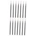 Baluue 200 Pcs Eye Makeup Tools Eyeliner Makeup Brush Small Eyeliner Brush Eyeliner Liquid Brush Orange