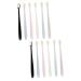 Mobestech 12 pieces toothbrush sensitive gums toothbrush tooth cleaning tools silk adult tooth trips dental picks dental picks denture picks