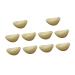 Zerodeko 10pcs Simulated Garlic Granules Yellow Easter Party Favor Imitation Garlic Props Miniature Garlic Kids Garlic Recognition Toy Decor Child Fake Vegetables Ornaments Pvc