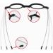 2 Pack Portable Folding Round Frame Reading Glasses for Men Women Anti Blue Light Reader with Keychain Bag Compact(Grandeur:2.5x) - Buy Online on GoSupps.com