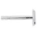 High Durability Safety Razor - Smooth Double Edge Shaving for Home Hotel & Travel (Silver) | Buy Internationally - Buy Online on GoSupps.com