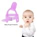 Adjustable Baby Bite Ring - Silicone Thumb Sucking Finger Protection Set for Toddlers | Purple Color - Buy Online on GoSupps.com