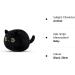 DNFASCHI Black Cat Plush Pillow Toy - Soft Stuffed Animal Cat Plushie for Kids - 20cm Cute Black Cat Stuffed Doll - Birthday for Boys Girls (Black-20cm) (HMHM20CM) - Buy Online on GoSupps.com