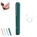 Mini Dual-Purpose Curling Iron Ceramic Mini Hair Curler Portable Mini Curling Iron Travel USB Rechargeable Curling Wand Mini Dual-Purpose Curling Iron for Short Hair (Green)