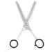 SS INSTRUMENTX Thinning Scissors for Dogs 6.5 Inch Professional Double Sided Blades Thinning Shears for Pets Dog Grooming Scissors Stainless Steel Pet Cat Dogs Groom Pets at Home (Silver)