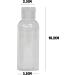 50ml Plastic Travel Bottles with Flip Cap - 4 Pack - Buy Online on GoSupps.com