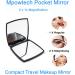 Mpowtech Folding Magnifying Square Compact Mirror - 2x Magnification, Perfect for Travel and Purses - Buy Online on GoSupps.com