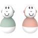 Matchstick Monkey Bathtime Wobblers Antimicrobial Baby Bath Toy Set - Easy Grip Sensory Learning Toys for 12+ Months - Mint Green & Dusty Pink - Buy Online on GoSupps.com