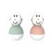 Matchstick Monkey Bathtime Wobblers Antimicrobial Baby Bath Toy Easy To Grip Sensory Learning - 2 Wobblers 12 Months Old+ Mint Green and Dusty Pink 2 Wobblers (Mint Green & Dusty Pink Wobblers Set