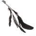 Generse Feather Hair Clips Boho Hippie Feather Hair Extensions Indian Headdress for Women and Girls (3 Pieces) - Buy Online on GoSupps.com