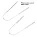 U-Shaped Stainless Steel Tongue Scraper for Bad Breath Removal | Enhance Oral Health - Buy Online on GoSupps.com