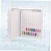  Mikinona Mikinona 1 Piece 120 Color Chart Nail Polish Display Sample False Tips Nail Art Exhibition Table Manicure Nail Supplies - Buy Online on GoSupps.com