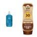 Australian Gold Moisture Lock - Aftersun - 473 ml (1 -pack) (packaging can vary) & SPF 30 Lotion + Bronzer 237 ml bundle with lotion