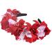 Upstore Mexican Flower Crown Headband Halloween Hairband Rose Flower Crown Headpiece Floral Hair Accessories for Carnival Cosplay Party Beach Vacaton Red - Buy Online on GoSupps.com