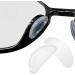 Healifty 10 Pairs Silicone Eyeglass Nose Pads - Anti-Slip Adhesive Transparent White for Comfortable Glasses - Buy Online on GoSupps.com