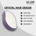 No Hair Crystal Hair Eraser - Reusable Painless Hair Remover for Men and Women - Exfoliation Tool for Back, Arms, and Legs - Matte Purple - Buy Online on GoSupps.com