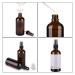 4oz Black Amber Glass Spray Bottles for Essential Oils - 2 Pack | Small Fine Mist Spray Bottles - Buy Online on GoSupps.com