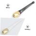 Housoutil 2 Pi ces De Massage Outil De Maquillage Outils De Soins De La Peau Fourniture De Maquillage Masseur De Cr me Pour Les Yeux Cryo B tons Cuill re M tal Cosm tique - Buy Online on GoSupps.com