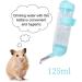 WishLotus Hamster Dispenser Bottle No Drip Plastic Hanging Water Bottle Automatic Water Bottle Dispenser Cage Bowl with 2 Rolling Balls for Rabbit Guinea Pig Rat Gerbil Chinchilla (125ml Blue) 125ml Blue - Buy Online on GoSupps.com