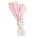 Baby safety blanket soft skin -friendly color -coordinated lovey calm down the baby's emotions.Children's room character ceiling for children's room pink