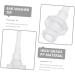 Healvian 50 Pcs Ear Washer Nozzle Cleaning Tool Set - Ear Wax Removal System Replacement Tips - PP White - 2.8x1.1x1.1cm - Buy Online on GoSupps.com