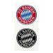 FC Bayern Munich Auto sticker 2 Set - 3D logo - red/black sticker sticker FCB - plus free 1 x FCB autograph card of our choice