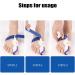 KTROK Bunion Splint Corrector - Adjustable Toe Separator for Pain Relief and Hallux Valgus Correction - Soft Padding for Comfort - Non-Surgical Transverse Arch Support - Buy Online on GoSupps.com