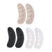 NOLITOY 3 Pairs Heel Stickers Shoe Heel Pad Heel Cushion Pads Heel Grips High-Heeled Shoes Pad Heel Protective Silicone Shoes Insole Clear Pumps Thicken Heel Pad Back High Heel