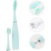 Partykindom 2-Pack Wireless Electric Toothbrush for Adults - Silicone Rechargeable Smart Toothbrush - Perfect Household Gift - Buy Online on GoSupps.com