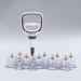 Cupping Set with Pump Professional Chinese Acupoint Cupping Therapy Sets Manual Back Massager Plastic kit for Cupping for Cupping Massage Muscle Joints 20 Cups - Buy Online on GoSupps.com