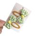 hgnxa Bangs Hair Clip Hair Barrettes for Creative Cartoon Flower Hair Snap Clips Slip Barrettes Hair Accessories Green bow