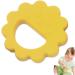 Baby Chew Toy | Silicone Teethers for Babies - Cute Flower Shape Molar Teether Baby Teething Toys for 0-6 Months 6-12 Months Freezer BPA Silicone Molar Teether Chew Toys Dtt Egg Fruit - Buy Online on GoSupps.com