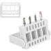 2 Pieces 16 Holes Nail Drill Bits Display Racks Holder Grinding Head Storage Box Organizer Callus Remover Dead Skin File Pedicure Tools (White) - Buy Online on GoSupps.com