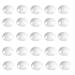 100 Pieces Round Glass Cabochon Clear Glass Dome Cabochons Tiles Flat Back Glass Dome Tile for Cameo Pendants Photo Jewelry Handcrafts DIY Findings Rings Necklaces (16mm/0.6)
