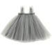 Ugitopi Baby Girls Toddler Tutu Dress Sleeveless Princess Infant Tulle Sundress Size 9-36 Months 2 Years B-gray
