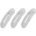 3Pcs Flat Hair Clip Non Slip Strong Hold French Frosted Women Girls Long Thin Thick Duck Billed Clamp Head Back Barrette Hair Light Pink - Buy Online on GoSupps.com
