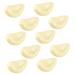 Ciieeo 10pcs Garlic Clove Keychain Fake Vegetable Model Realistic Vegetable Props Food Fridge Magnet