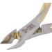 Cuticle Nippers Ergonomic Cuticle Nipper with Protective Cover for Manicure Enthusiasts Gold - Buy Online on GoSupps.com