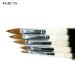 KADS 100% Kolinsky Sable Acrylic Brush Set (5pcs) - Sizes 2 4 6 8 10 for Nail Art - Premium Quality Black Kolinsky Brushes for Acrylic Nails - Buy Online on GoSupps.com