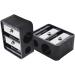 Dual-Pencil Sharpener Professional Cosmetic Sharpener Double Holes for Eyebrow Lip Liner Eye Pencil School Office Supplies Convenient - Buy Online on GoSupps.com