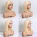 Royal Lady 613 Blonde Short Bob Human Hair Wig | 13x4 HD Lace Front | 150% Density | Brazilian Virgin 613 Lace Front Straight Bob Wig | Pre Plucked with Baby Hair (12 inch) - Buy Online on GoSupps.com