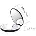 Potadak 3X Portable Folding Mirror with LED Light 10X Magnifying Glass 12 Lamp Bead Mini Mirror Black - Buy Online on GoSupps.com