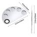 2 Pack Pro Lady Stainless Steel Makeup Spatula Set for Mixing Foundation by ACKLLR Silver - Buy Online on GoSupps.com