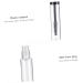 Outanaya 1 Set Mascara Tube Funnel DIY Mascara Clear Lash Mascara Clear Mascara for Eyelashes Plastic Black - Buy Online on GoSupps.com