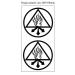 Constantine's Arm Alchemical Symbol Red King Tattoo Stickers - Set of 2 Role Playing Props - Buy Online on GoSupps.com