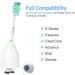 Senyum Replacement Toothbrush Heads for Philips Sonicare - E-Series Compatible - 6 Pack (Pack of 1) - Buy Online on GoSupps.com