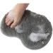 Uramoto Shower Foot Scrubber Mat - Non-Slip Silicone Brush for Exfoliating Dead Skin - 2 Pack Gray | International Shipping Available - Buy Online on GoSupps.com