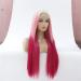 Buy Women's Long Straight Gradient Color Wig - Three-Color Synthetic Lace Front Hair - Buy Online on GoSupps.com
