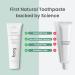 Fang Natural Nano Hydroxyapatite (N-Ha) Farm Mint Toothpaste (2 X 100 gm) | Teeth Whitening Sensitive Oral Care | Active Fresh & Tooth Protection for Adults | Vegan Fluoride Free & Non Toxic - Buy Online on GoSupps.com